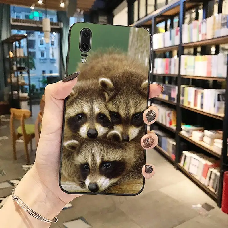 

Raccoon animal case for airpods cover Phone Case For Huawei honor Mate P 10 20 30 40 Pro 10i 9 10 20 8 x Lite