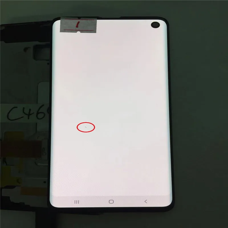 AMOLED экран с черными точками для samsung Galaxy S10 G973U G973F G973A G973V ЖК-дисплей сенсорный экран в сборе