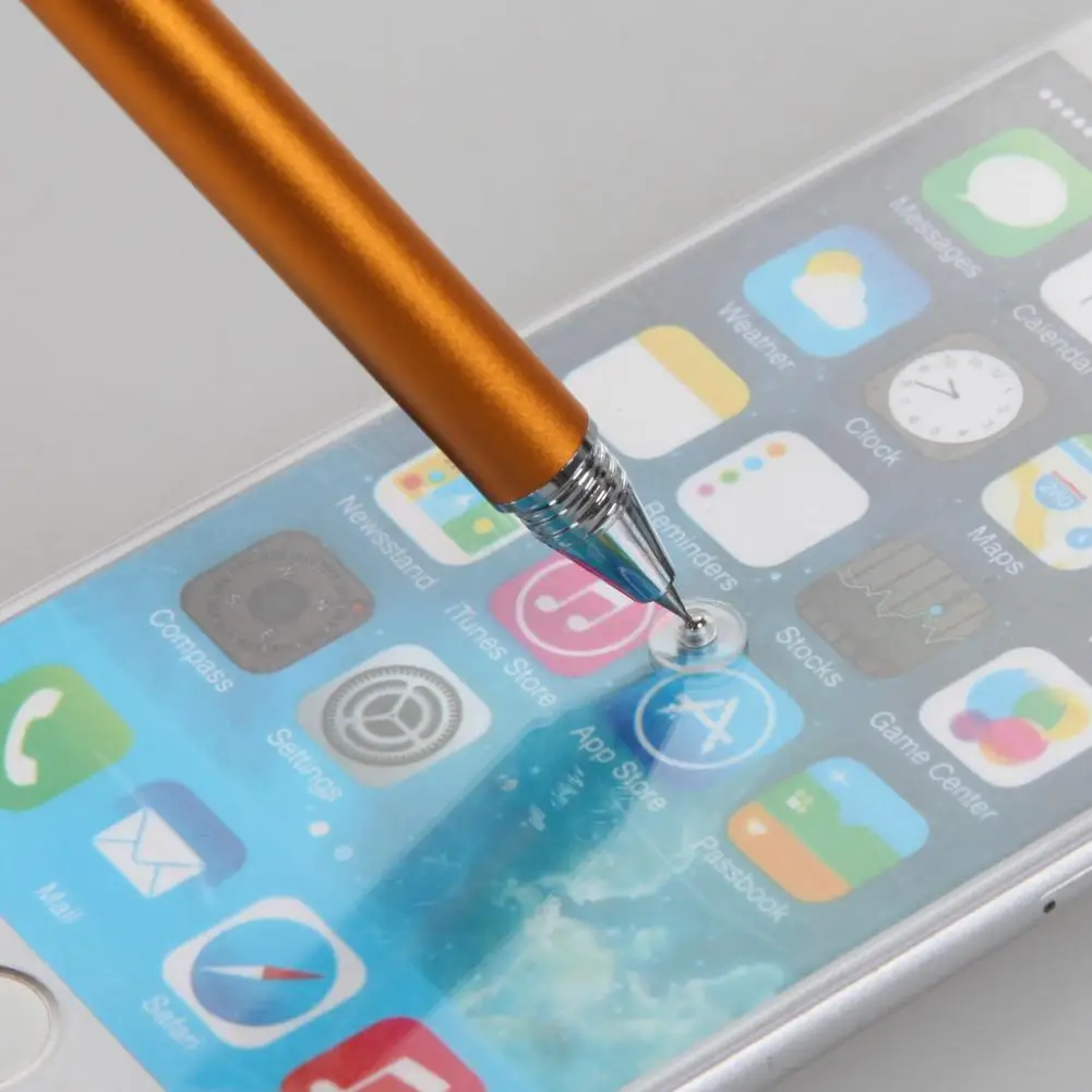 8 видов цветов тонкий круглый наконечник емкостный стилус ручка для планшета