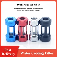 freezemod water cooling filter 4 windows large viewing area composite plate g14 thread pc inch inline filter for computer