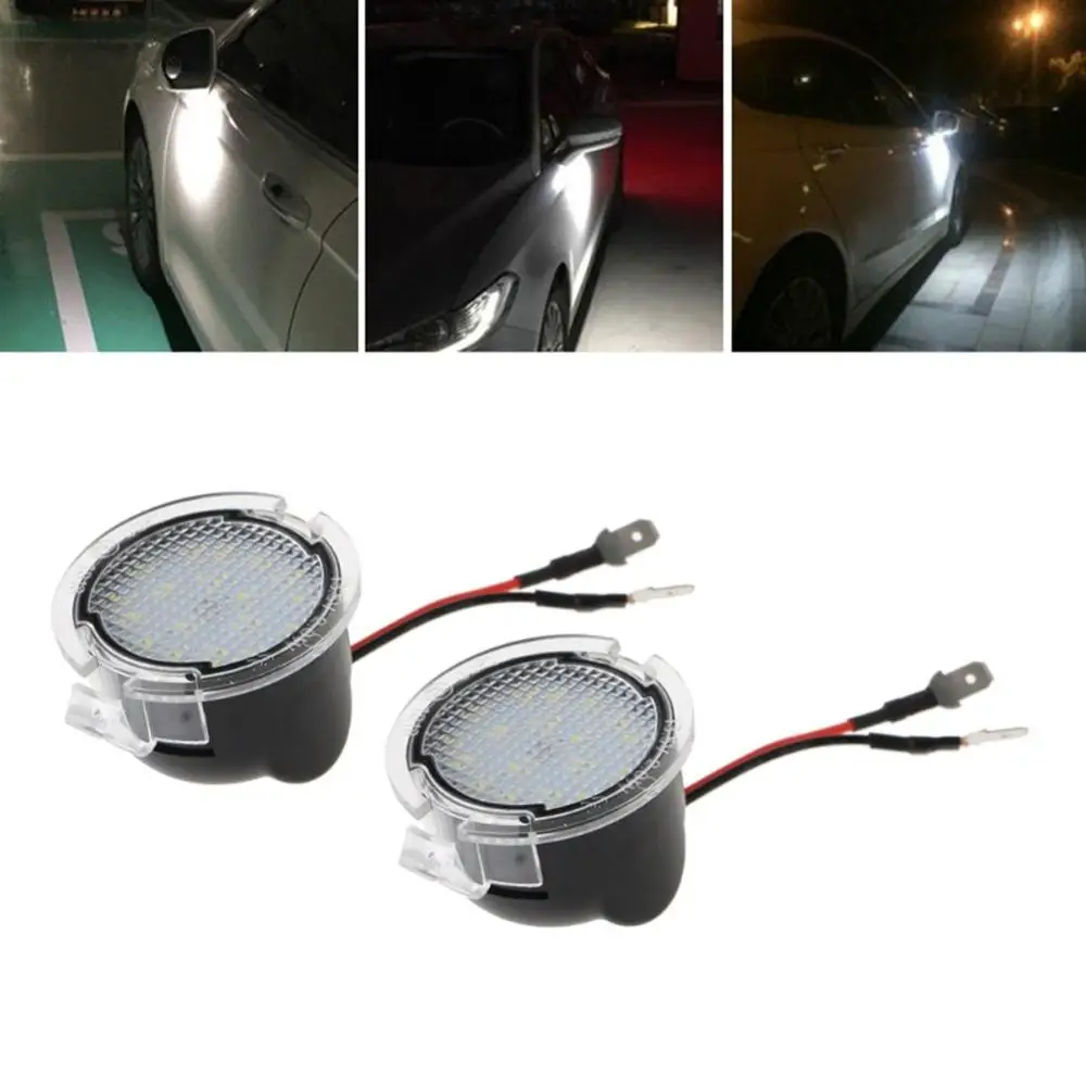 Зеркало заднего вида со светодиодной подсветкой для Ford Explorer Edge Mondeo Taurus Everest White