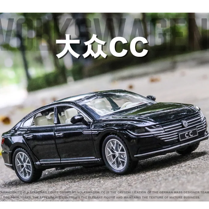 1/32 весы Volkswagen CC литой под давлением сплав оттяните назад автомобиль коллекционная игрушка Подарки для детей