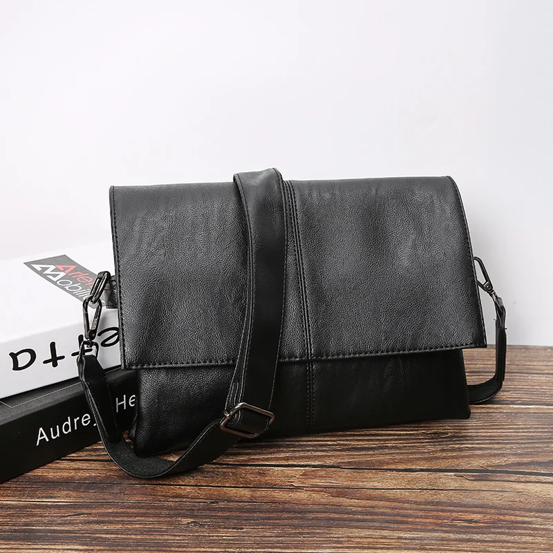 

Новая мужская повседневная сумка через плечо, мужская деловая сумка-мессенджер, повседневная Корейская мужская сумка, модный бренд