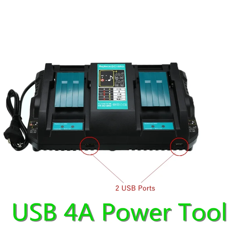 

2020 BL1860 Rechargeable Battery 18V 18000mAh Lithiumfor Makita 18v Battery BL1840 BL1850 BL1830 BL1860B LXT 400+4A charger