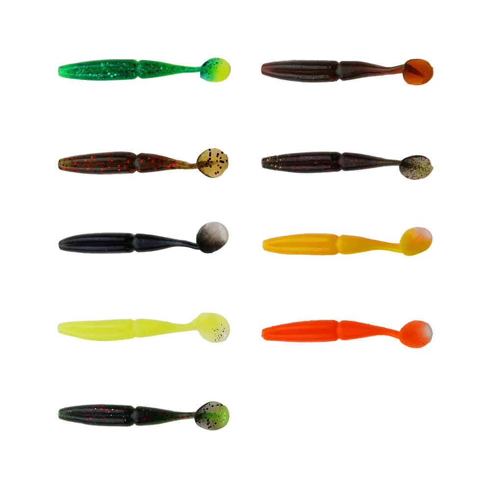 

BassLegend Japan One Up Shad Bait Bass Pike Zender Walleye Lure Swimbait T Tail Shad 75mm/3.7g 8 pcs