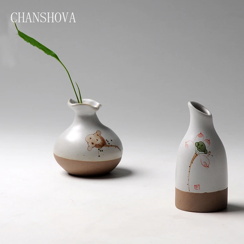 Китайские керамические вазы CHANSHOVA ручной работы для цветов украшение офиса
