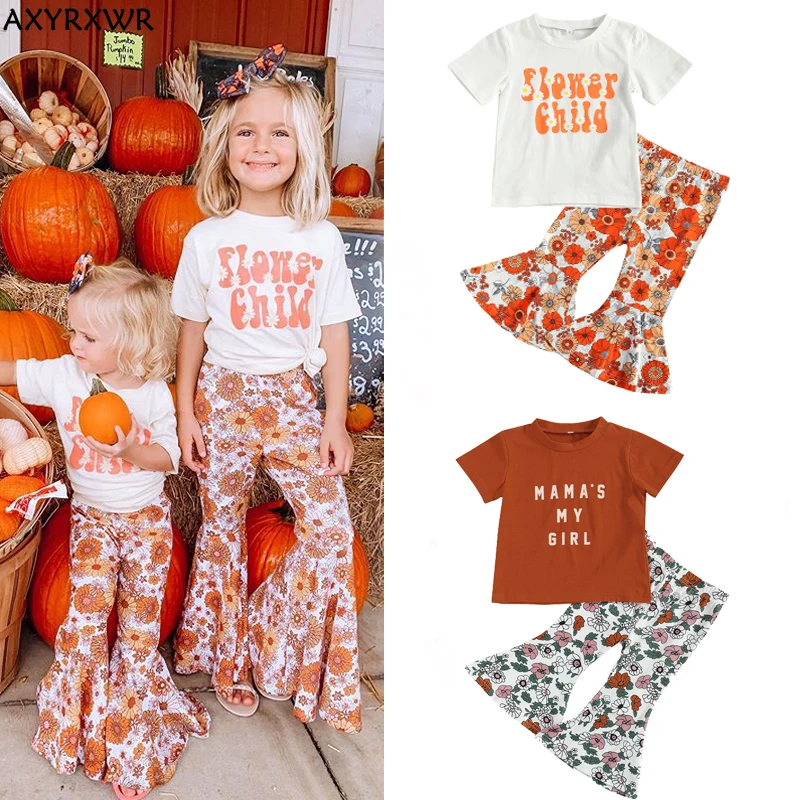 

Футболка с коротким рукавом и цветочным принтом, на возраст 2-7 лет