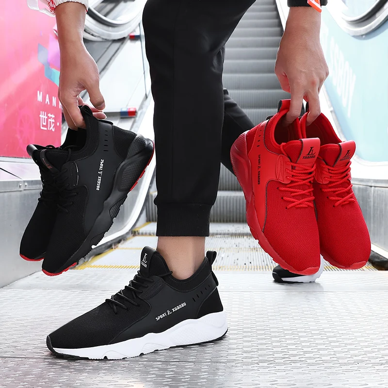 

2020 Spring Fashion Hot Sell Casual Man Running Shoes Breathable Height Increasing Lace-Up Cushioning Men Sneakers Made In China