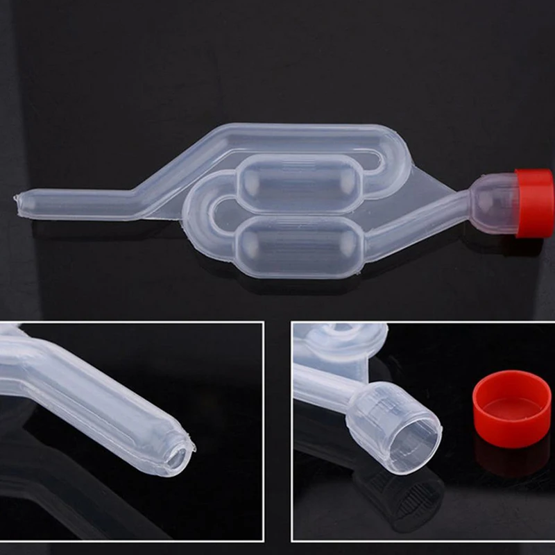 

30Pcs Self-Brewed Wine Fermentation Gas Lock Plastic One-Way Exhaust Seal Reusable Beer Tool Gas Lock