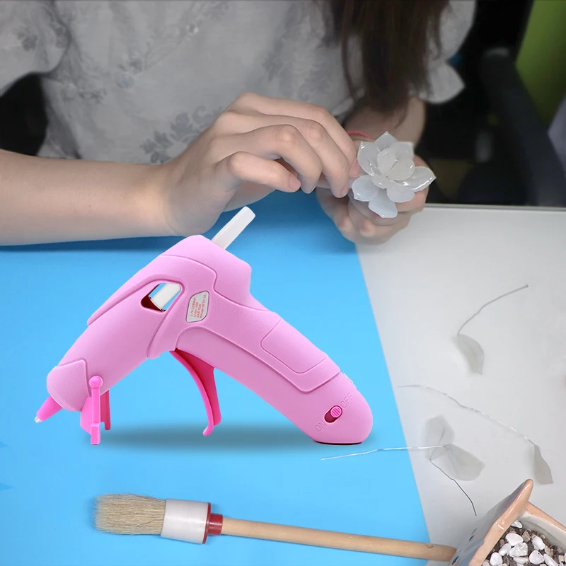 Беспроводной Электрический термоклеевой пистолет набор клеевых стержней