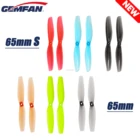 12 пар 24 шт. GEMFAN 65 мм T65 мм 2,5 дюйма 2-Лопастной пропеллер 1 мм1,5 мм Пропеллер с отверстием для радиоуправляемого дрона FPV гоночная зубочистка рама