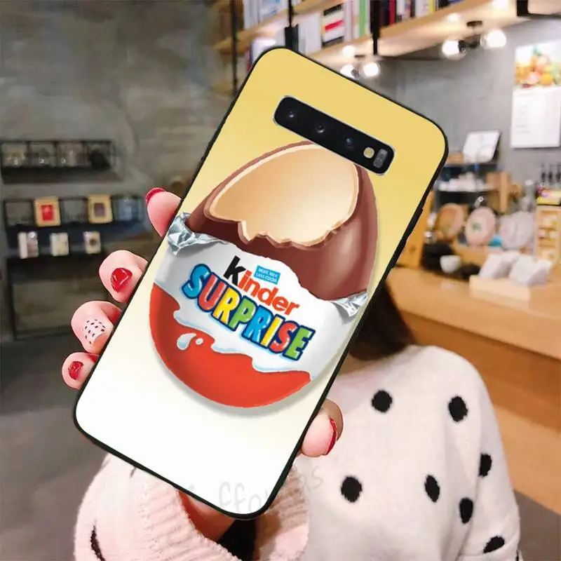 

Kinder Surprise Egg Phone Case For Samsung A50 A51 A71 A20E A20S S10 S20 S21 S30 Plus ultra 5G M11 funda shell