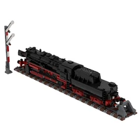 moc german class 52 80 steam locomotive building block bricks vapour train assemble car model vehicle toy children birthday gift