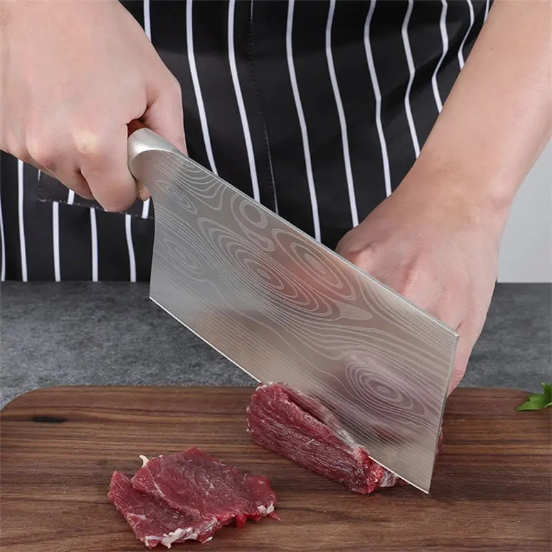 Upspirit " китайский нож для овощей из нержавеющей стали мясо рыбы нарезки Кливер Фрукты резак слайсер измельчитель кухонные ножи шеф-повара