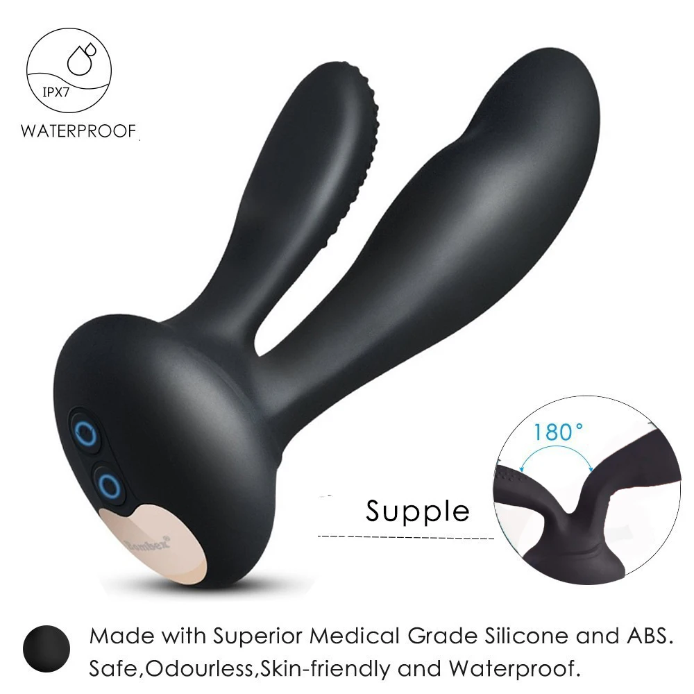 Rabbit Vibrator- Vaginal & Clitoral Vibrating Dildo - Silicone Vibe For Women Couples Rechargeable Waterproof Stimulator  Красота