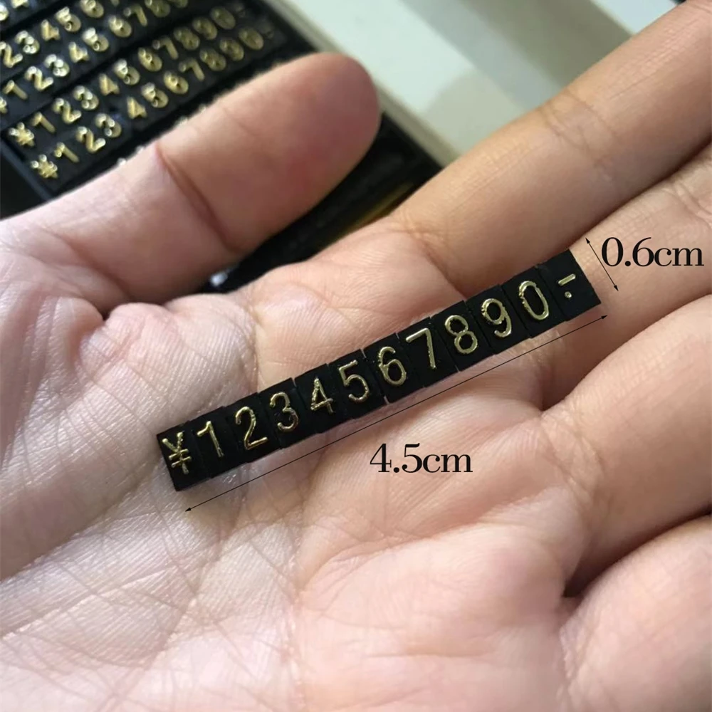 Золотые ювелирные изделия многоразовый мини металлический ценник полка для