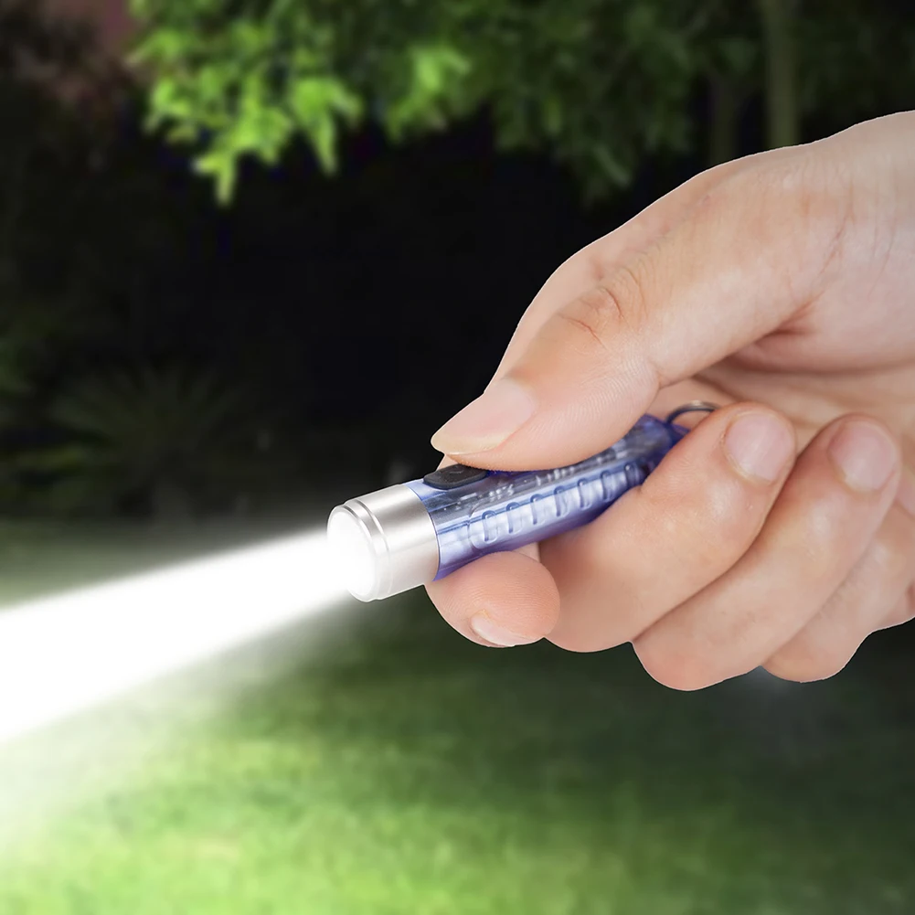 

LED Keychain Flashlight Multifunctional Flash Lights Mini 5 LED Flashlight Pocket Portable Camping Waterproof Work Lamp