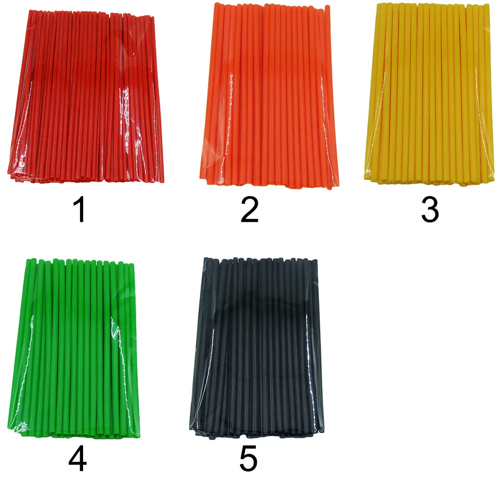 

7Wheel Spoke Wraps Covers Rims Skins Guard Protector Motocross Spoke Sleeve Decoration