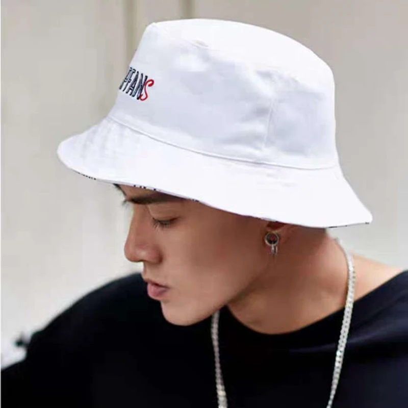 Двусторонняя хлопковая Панама в стиле хип хоп шапка большого размера с вышивкой