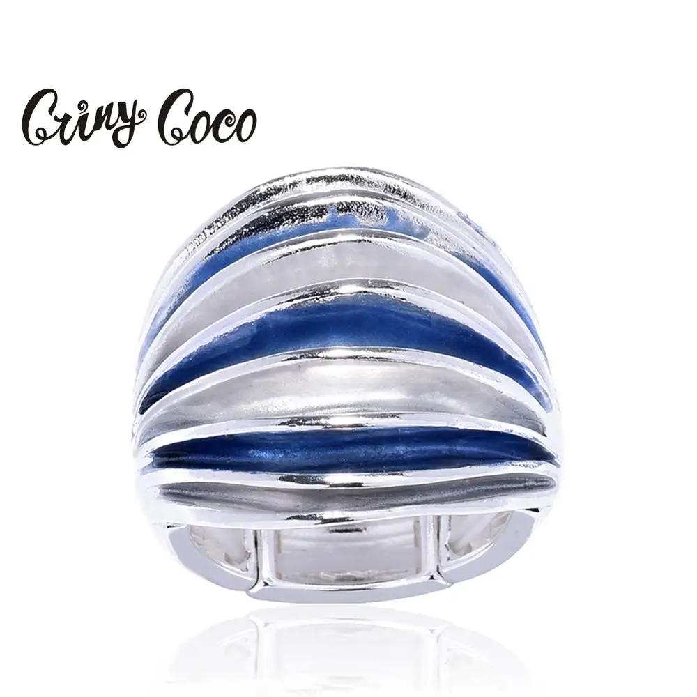 Cring Коко геометрической формы в стиле бохо кольца для женщин модная обувь