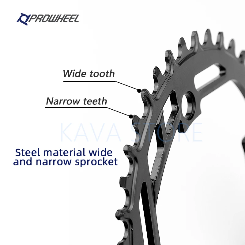 Круглая Звездочка для горного велосипеда Prowheel 104BCD стальная зубная пластина