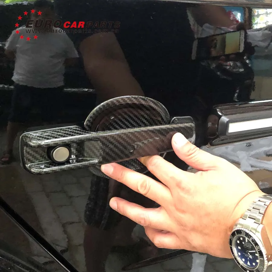 

2019 G wagon w464 G500 G63 карбоновая дверная ручка основание для w464 G500 G63 детали для отделки дверей из углерода
