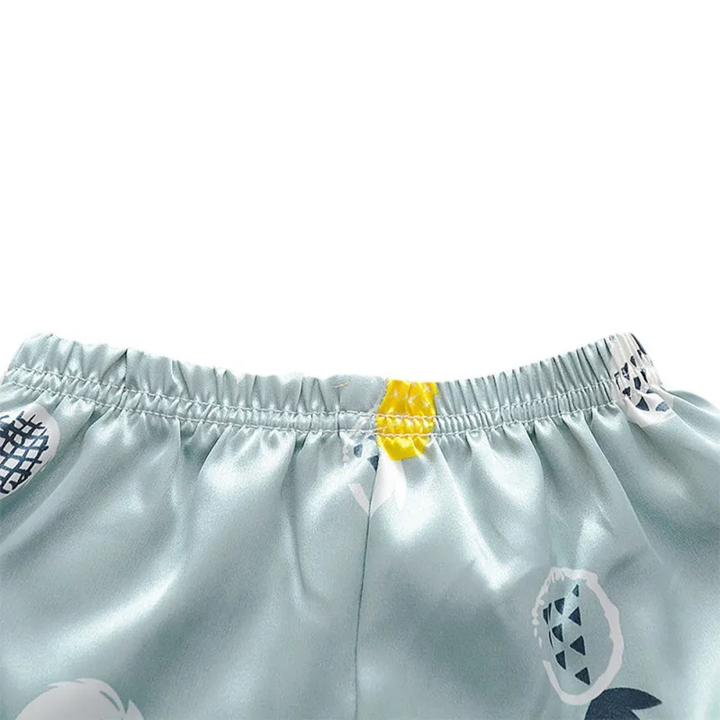 Комплект летней детской пижамы из рубашки и брюк|Комплекты пижам| |