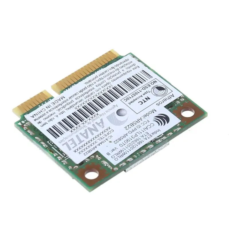 AR9462 AR5B22 WB222 Half Mini PCIe 300 Мбит/с Bluetooth4.0 WLAN Wi-Fi беспроводная карта | Компьютеры и офис