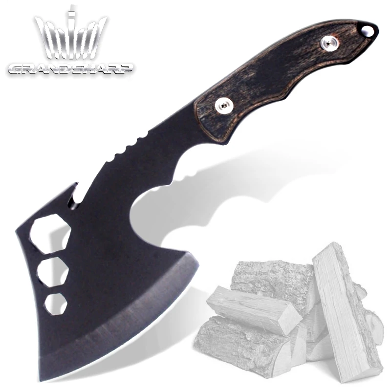 Нож Кливер тактический топор Tomahawk армейский для охоты кемпинга выживания мачете