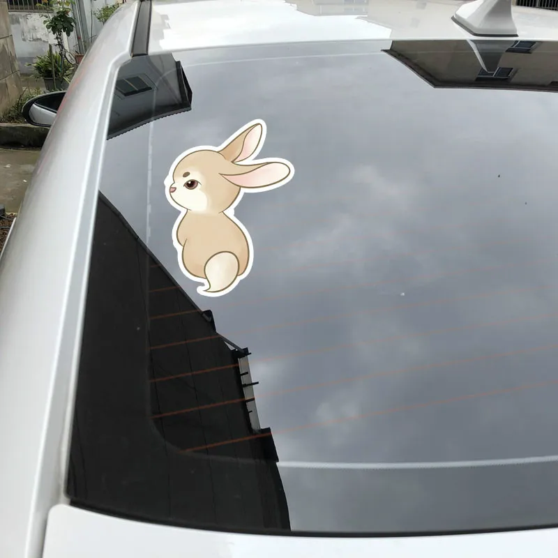 Наклейки милые животные кролик для Авто/бампер/окно/наклейка на стену наклейки DIY