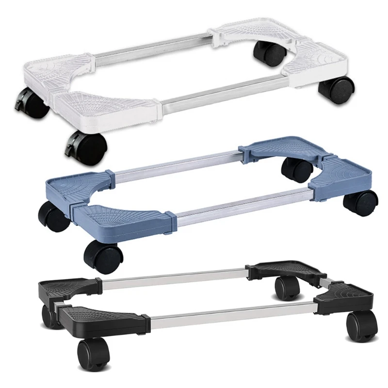 

Mobile CPU Stand Adjustable Computer Tower Stand with 4 Caster Wheels Fits Most