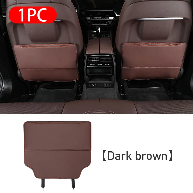 

BLALION Универсальная Искусственная Кожа, Защита Спинки Сиденья, Защита Автомобиля От Грязи И Грязи С Чехлом Для Хранения