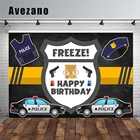 Фоны Avezano для фотосъемки в честь Дня рождения, Декорации для вечерние, полиция, заморозка, фоны для фотостудии, фотозона, Фотофон, реквизит