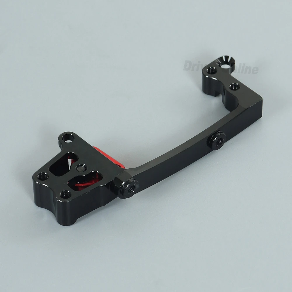 Soporte de montaje Servo de direcci&oacute;n de aleaci&oacute;n de aluminio de metal para 1/10 RC Crawler Axial SCX10 II AX90046 90046 piezas-2