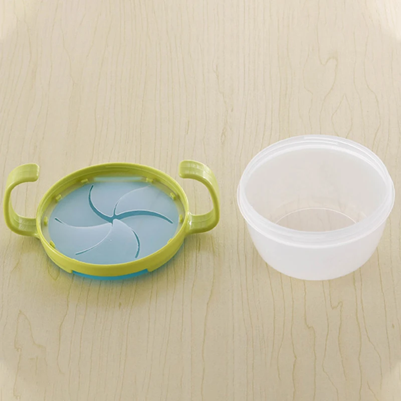 

Food Grade Safety Silicone Baby Snacks Bowl Portable Kids Feeding Anti-spill Tableware With Lid Anti-hot Handle Toddler Utensils