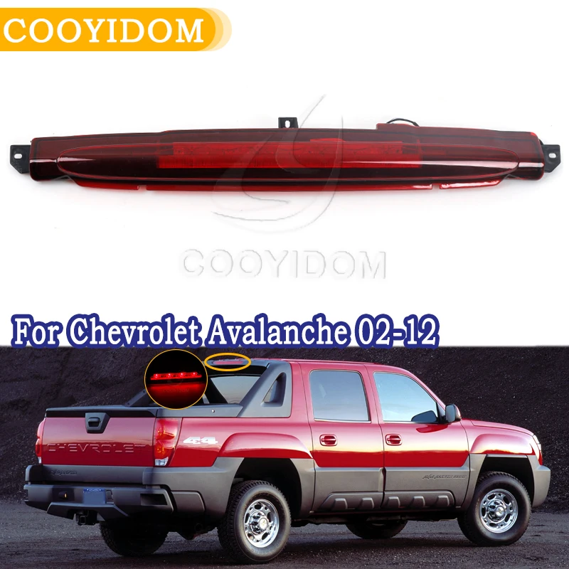 

COOYIDOM 3RD задний стоп-сигнал высокая гора третий стоп-сигналы СИД светильник багажник хвост светильник для Chevrolet Лавина пикап 2002-2012 15120540