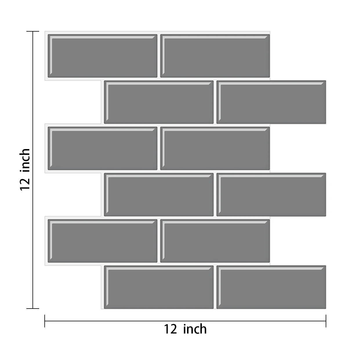 

Easyking Peel And Stick Baffle Premium Kitchen Backsplash Wall Tiles Waterproof 3d Strong Adhesive Wall Sticker - 1 Pieces