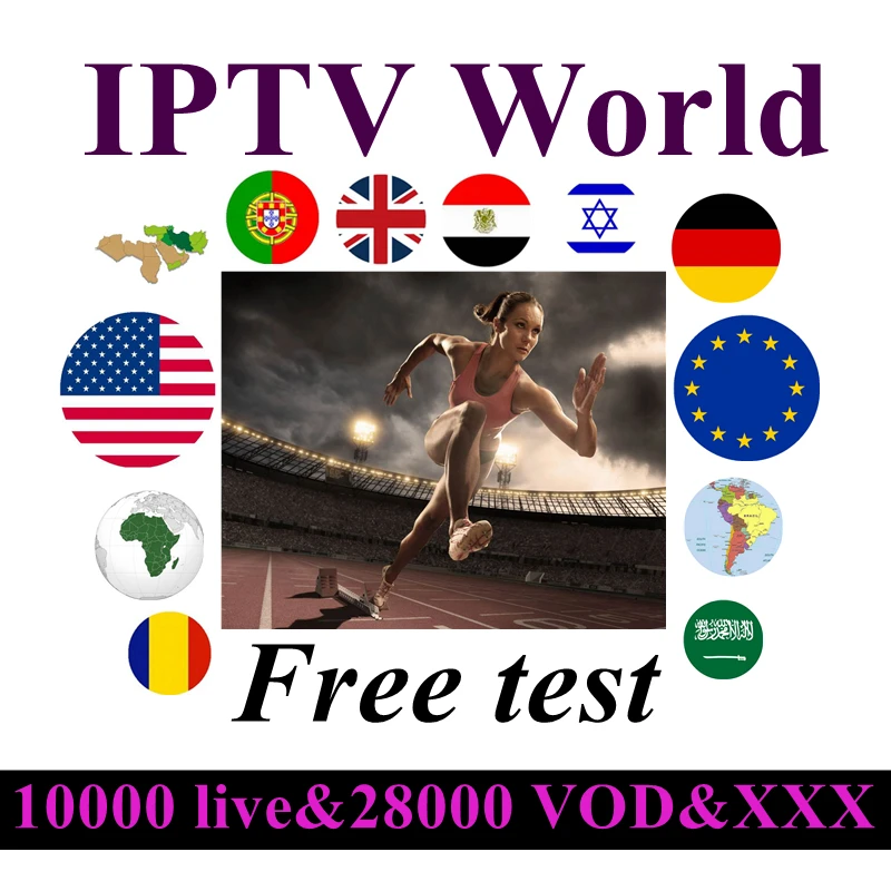 10000+ каналы 3000+ XXX iptv Германия для взрослых тест Чешский abonnement ex yu немецкий Испания Европа французский реселлер панель