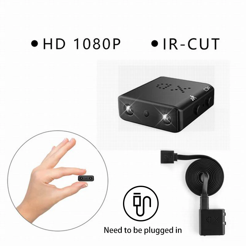 XD 1080P HD мини камера Маленькая видеокамера микро инфракрасное ночное видение