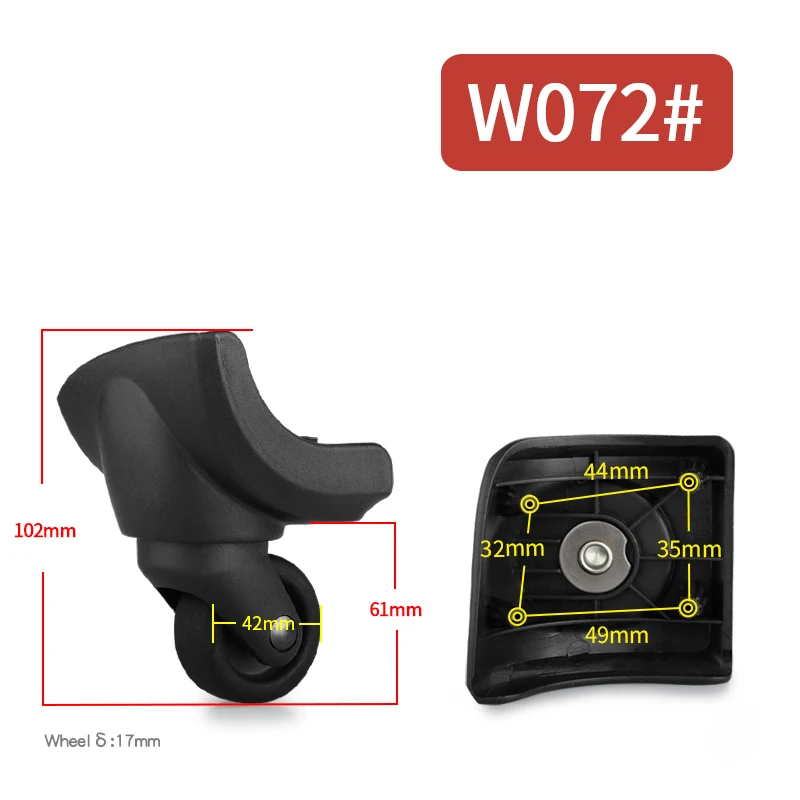 Luggage Wheels Update Accessories Luggage Wheel Accessories Replacement Hand Luggage Wear-resistant Accessories Matching Wheels