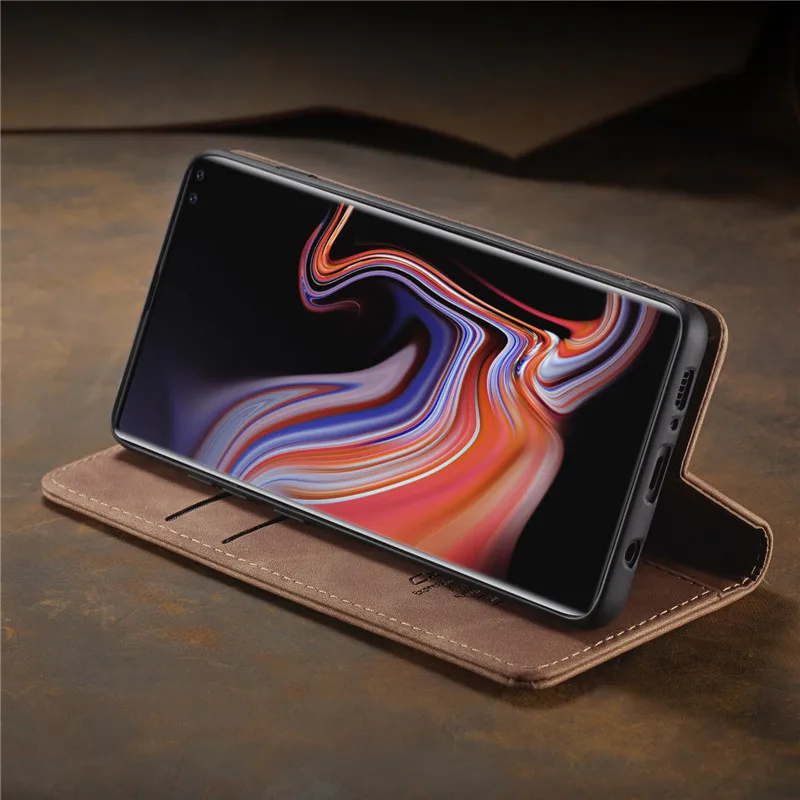 Кожаный чехол на магните для samsung Примечание 10+ S8 S9 S10 плюс S10E 5G S7 край A70 A50 A80 A90 A20E A30 A40 A10 M10 M20 чехол-портмоне