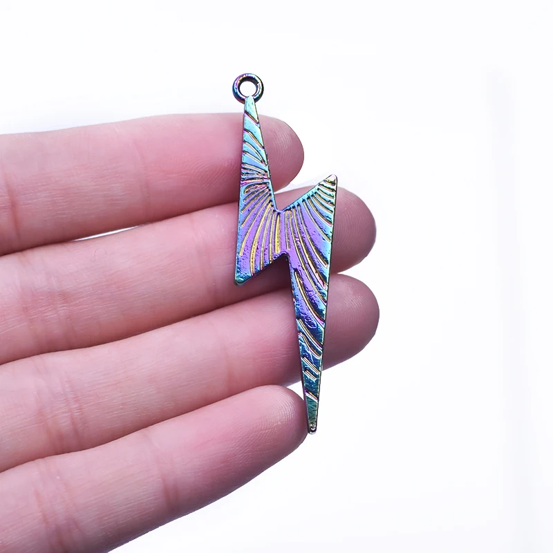 

Fulmination Necklace Women Men Jewelry Rainbow Chain Around The Neck Lightning Choker Aesthetic Necklaces Woman Accessories Gift