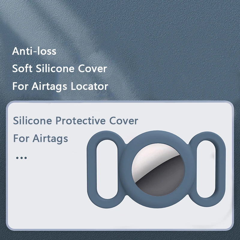 

Силиконовый чехол для домашних животных Apple Airtag, чехол для собаки, кошки, ошейника, GPS-видоискателя, защитный силиконовый чехол для Apple Air Tag ...