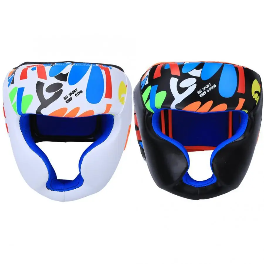 

Muay Helmet Thai Protective Equipment Sport Gloves Children for Boxing Heads Gear Boxing Kid Taekwondo Graffiti Kid Guard Heads