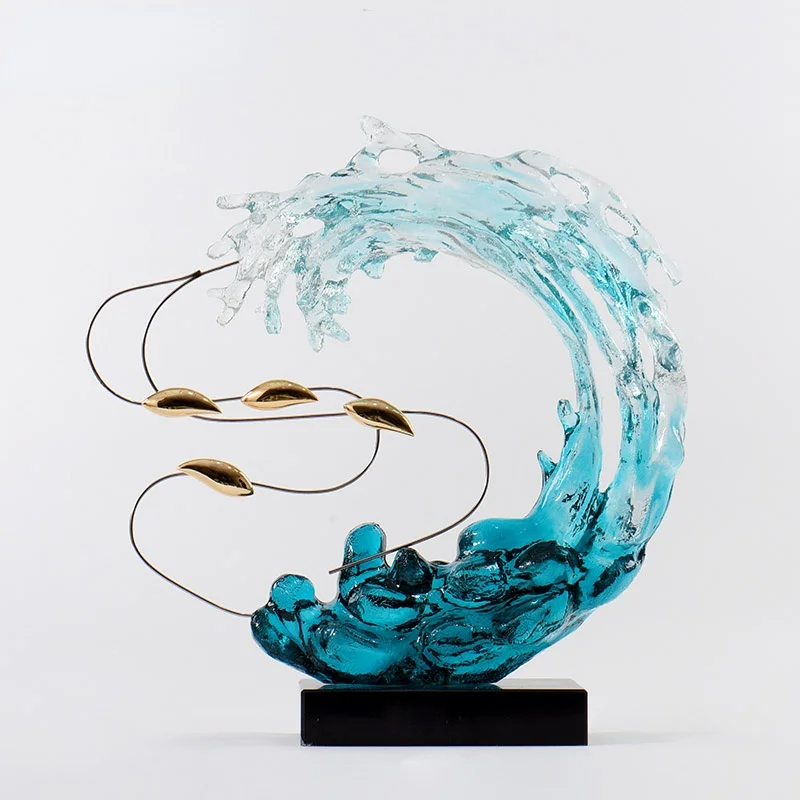 

GY Light Luxury Creative Geometric Sculpture Art Decoration Hotel Home Hallway Corridor Decoration