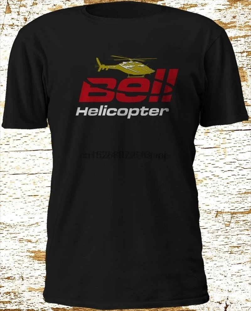 

Bell Helicopter Logo Short Sleeve Black Men T-Shirt