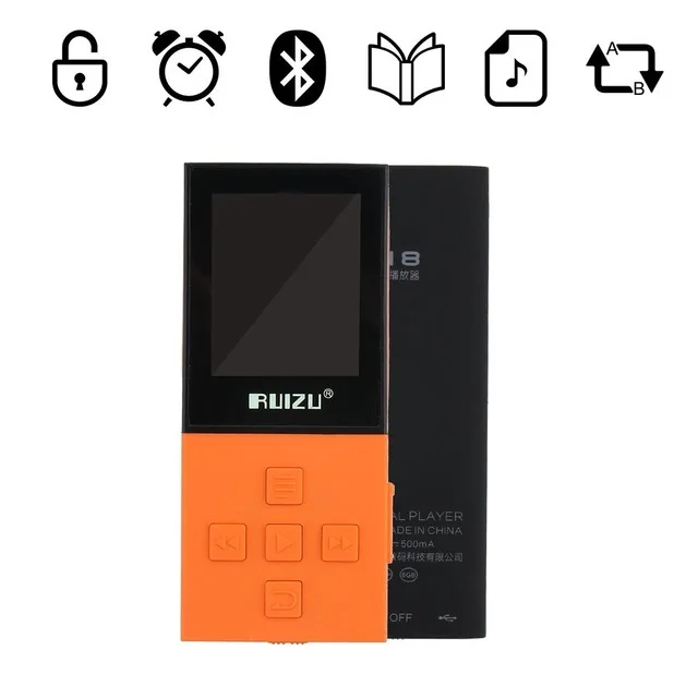 2021 Bluetooth 4 0 MP3 RUIZU X18 спортивный плеер с 8G возможностью воспроизведения 100 часов