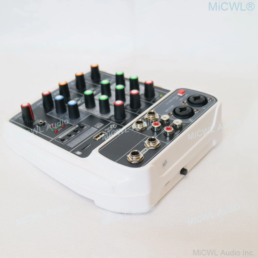 Micwl mx4 4 canais de som mixer