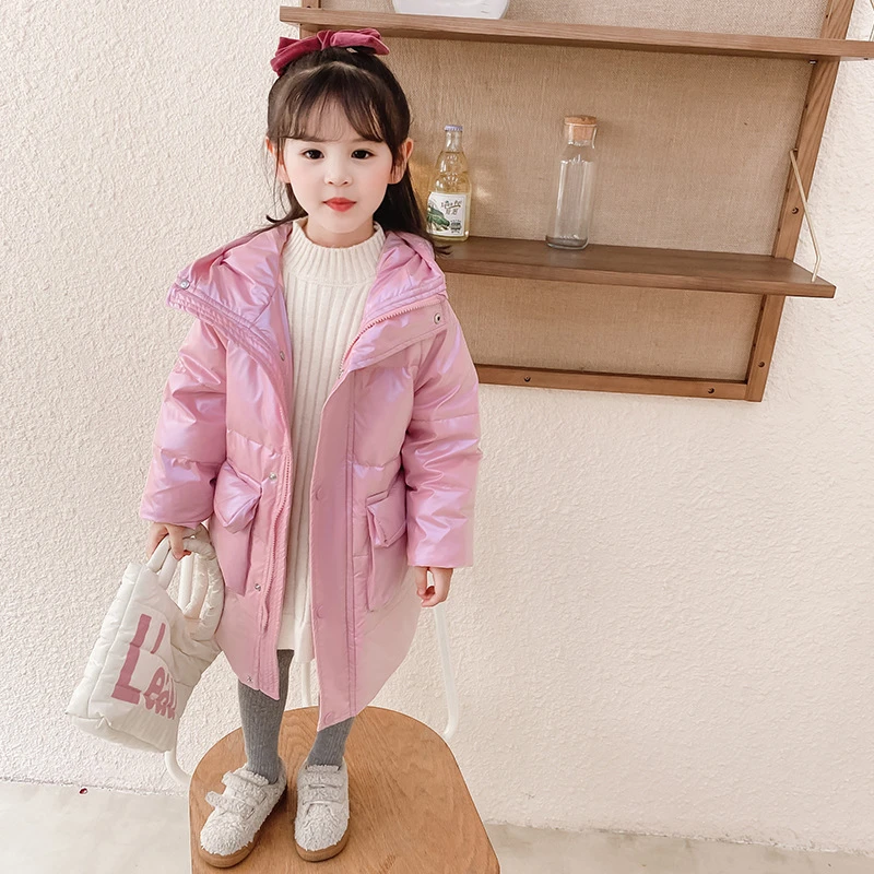 

Girls Baby's Kids Down Jacket Coat 2021 New Arrive Warm White Duck Down Thicken Winter Autumn Outerwear Hooded Children's Clothi