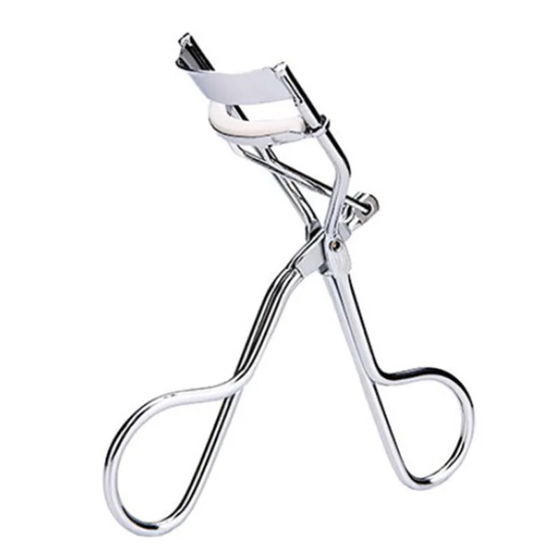 silver white Инструмент для подтяжки ресниц, держатель для макияжа, 1 шт., бигуди для ресниц, завивка ресниц, завивка, фиксация завивки, силиконовая полоса, металлические щипцы для завивки ресниц, инструменты для красоты - Цвет: silver white